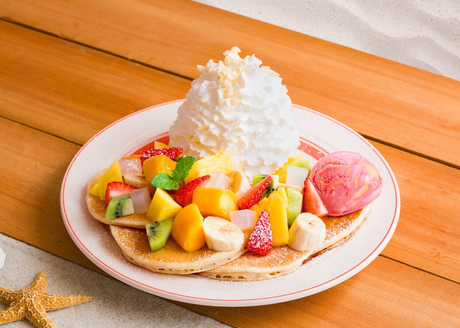 「オハナ・フルーツパンケーキ」2,255円