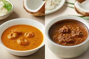 無印良品「本格スパイシーカレー」新作、“ごろっとチキンor海老入り”ココナッツミルクベース