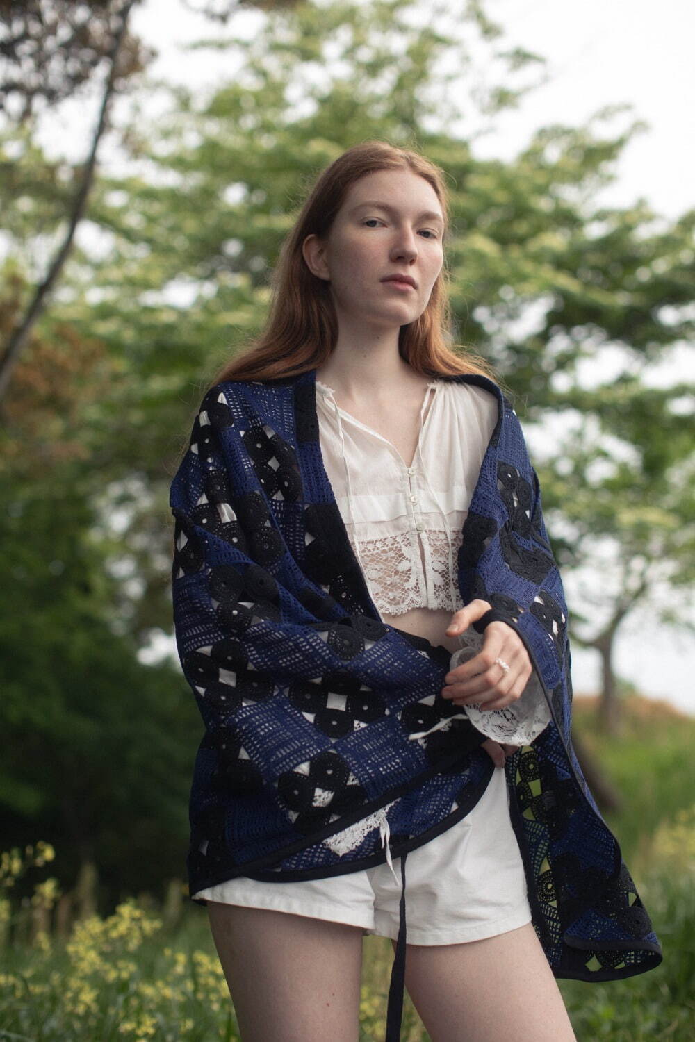 エンジニアド ガーメンツ×ビームス ボーイのクロシェ編みベスト＆スカート、軽やかな重ね着ウェア｜写真10