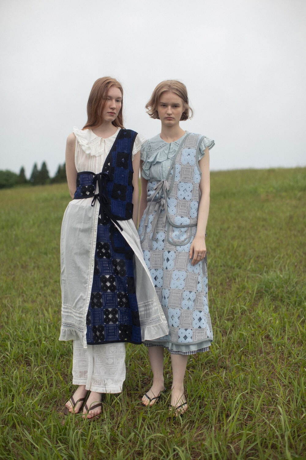 エンジニアド ガーメンツ×ビームス ボーイのクロシェ編みベスト＆スカート、軽やかな重ね着ウェア｜写真2