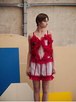 アンフィ×ホウガ“フリルたっぷり”ランジェリー、コルセット着想ブラジャーやショーツも｜写真14