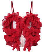 アンフィ×ホウガ“フリルたっぷり”ランジェリー、コルセット着想ブラジャーやショーツも｜写真5