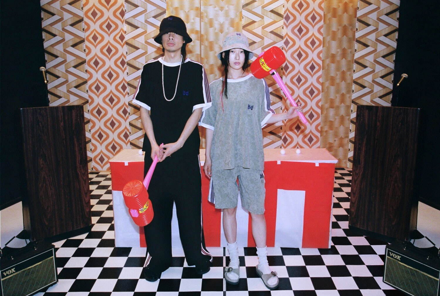 ニードルズ×サスクワァッチファブリックス“ベロアと花柄”パッチワークのデニムジャケットなど｜写真24