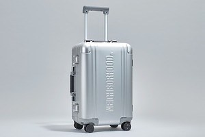 ネイバーフッド×ゼロハリバートンのアルミ製スーツケース、大胆なエンボスロゴ＆ダブルリブ | ネイバーフッド