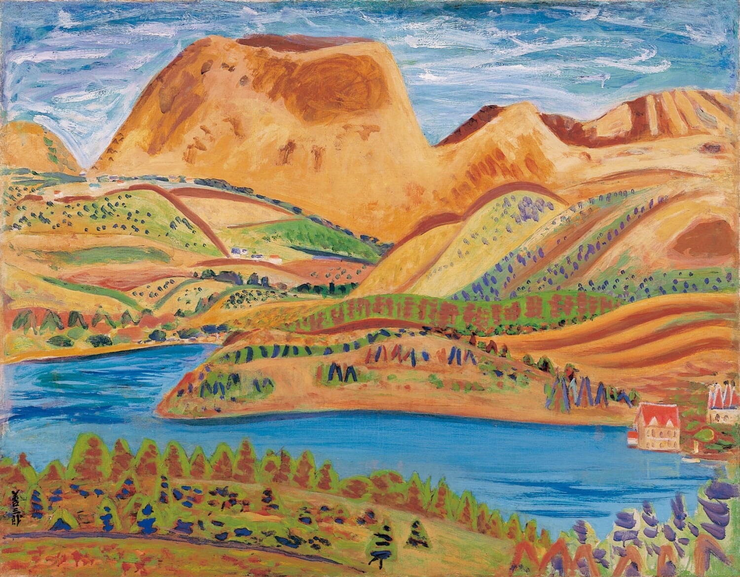 児島善三郎 《箱根》 昭和12年(1937年) 静岡県立美術館蔵