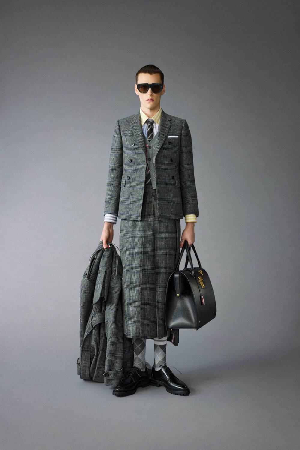 トム ブラウン(THOM BROWNE) 2025年プレフォールメンズコレクション シルエット - 写真19