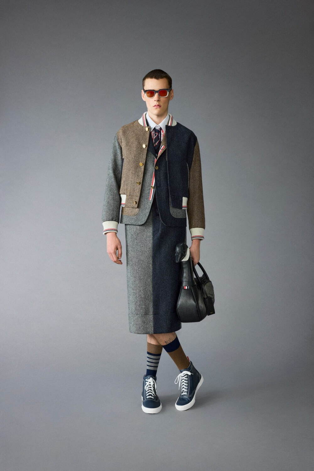 トム ブラウン(THOM BROWNE) 2025年プレフォールメンズコレクション シルエット - 写真21