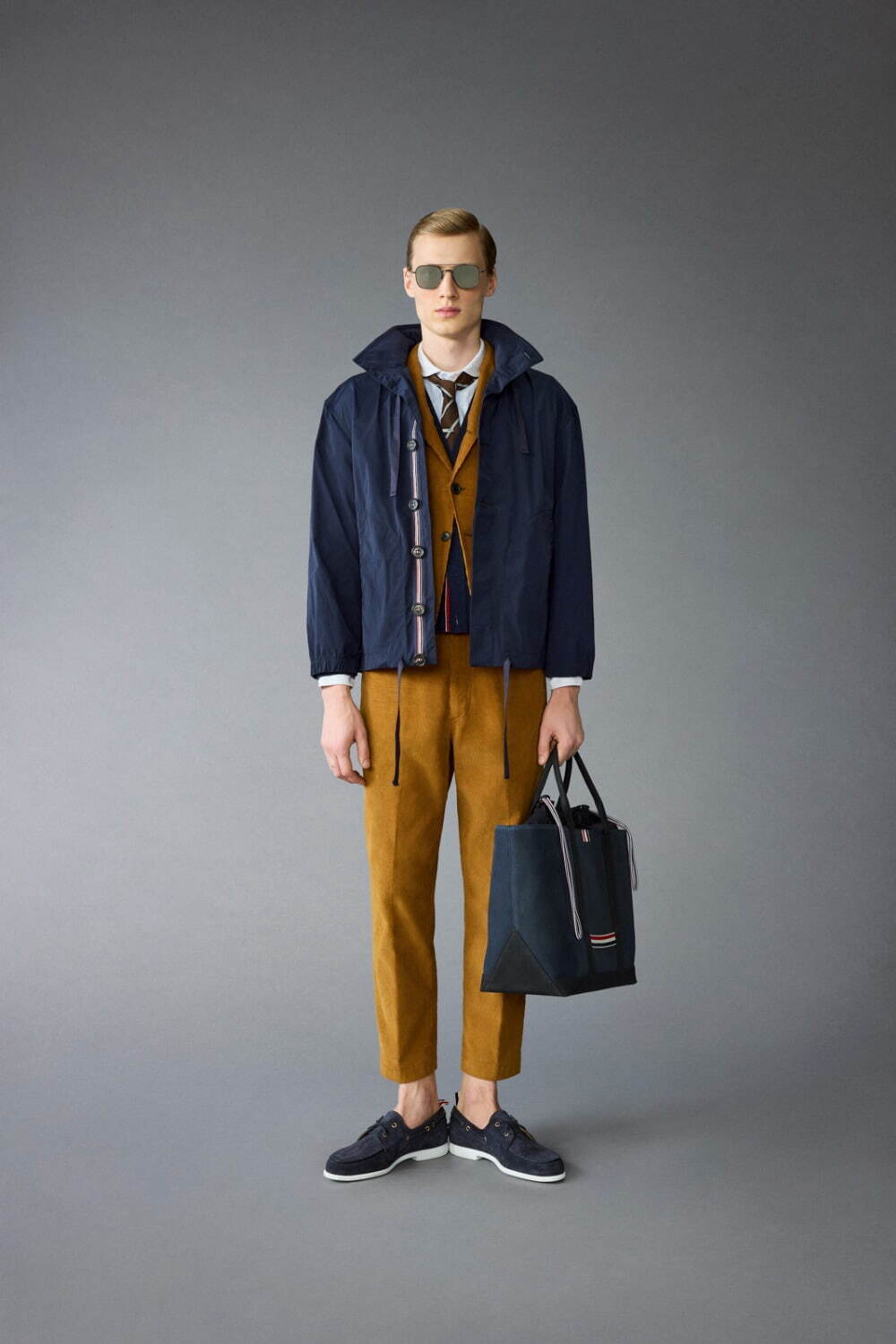 トム ブラウン(THOM BROWNE) 2025年プレフォールメンズコレクション シルエット - 写真27