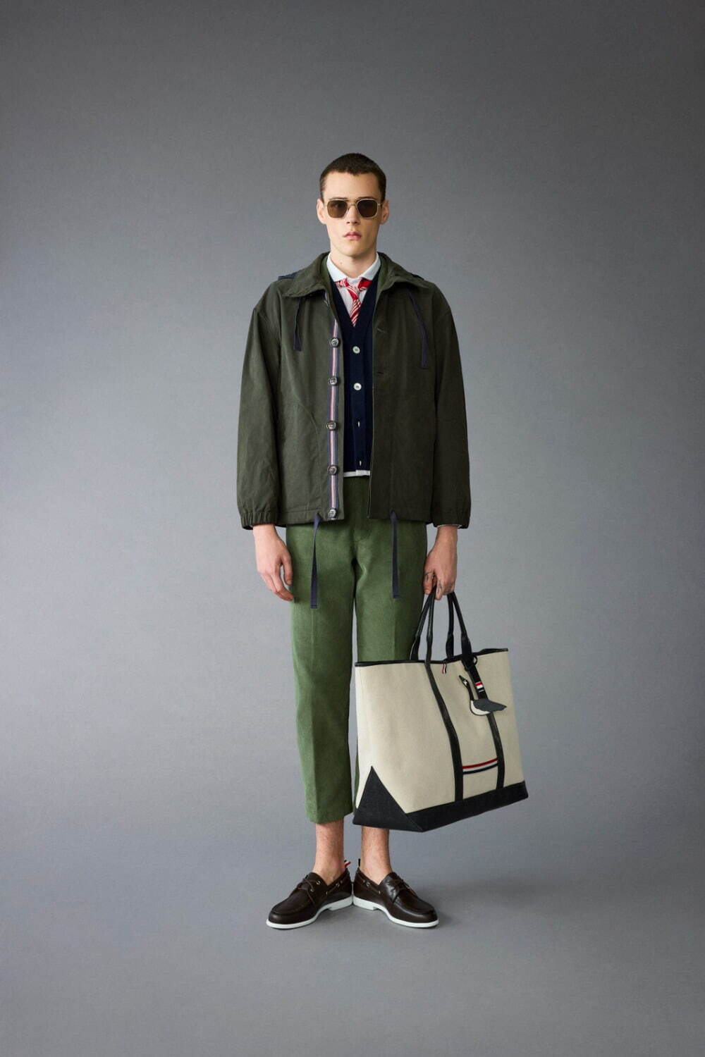 トム ブラウン(THOM BROWNE) 2025年プレフォールメンズコレクション シルエット - 写真28