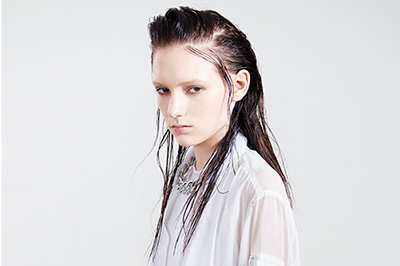 ジョン ローレンス サリバン 2015年春夏ウィメンズコレクション - 透け感のあるレイヤード