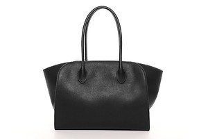 ザ・ロウの25年夏新作バッグ、艶やかレザー＆コットンキャンバスのトートバッグ「マルロ」