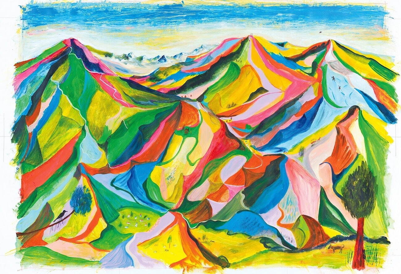 荒井良二 《POSTじゃあにぃ いったことのないたびにでよう》 2020年
©Arai Ryoji