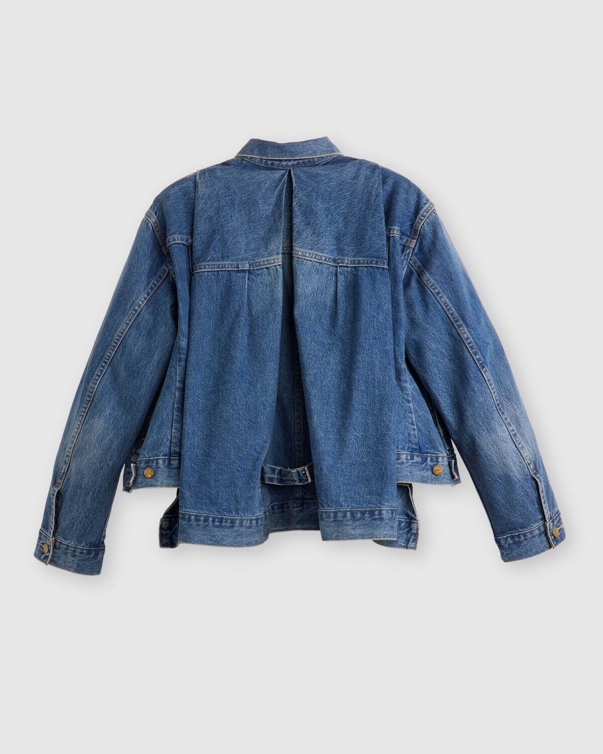 リーバイス×sacai - 3種デニムジャケットをドッキング、7ポケット仕様のバギージーンズも｜写真5