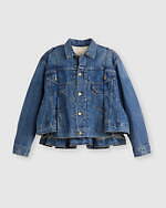sacai Levi's 25SS デニム ジャケット 4 ブルゾン MA-1 - メルカリ