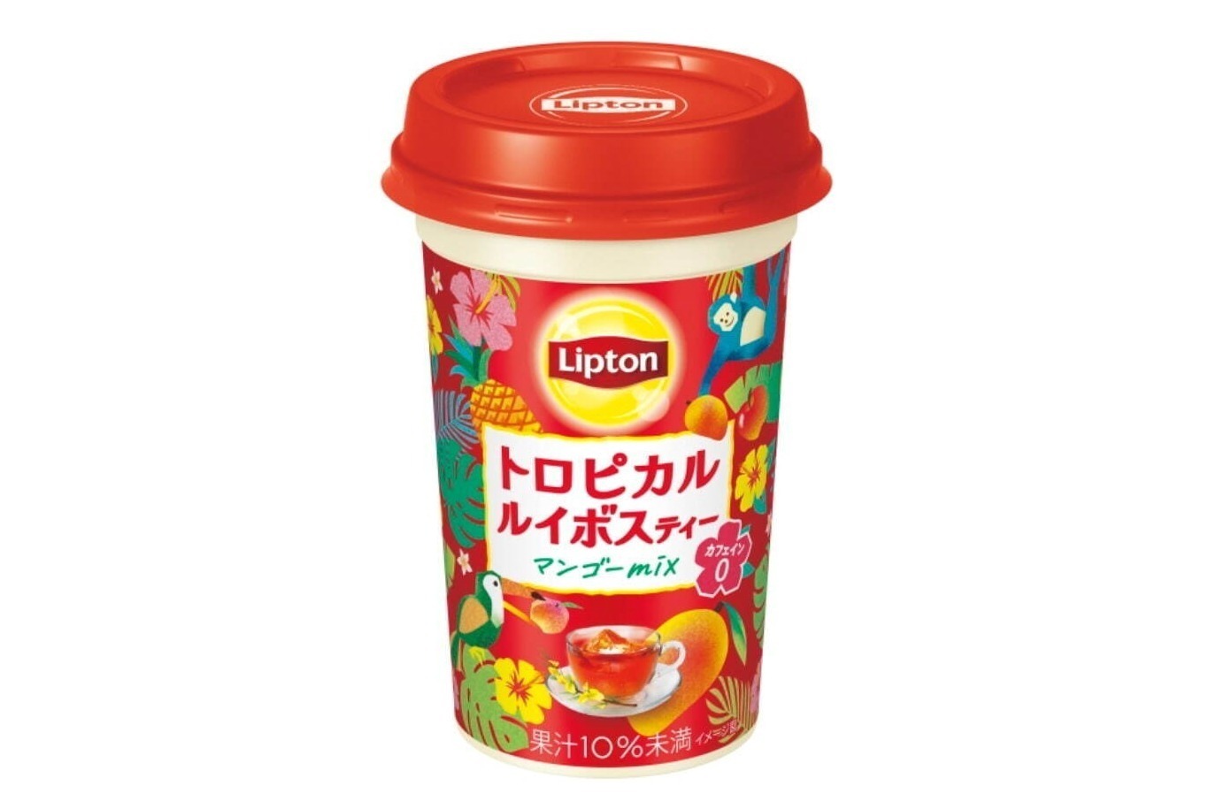 紅茶｜「リプトン トロピカルルイボスティー マンゴーmix」南国フルーツ×すっきりルイボスの夏限定ドリンク