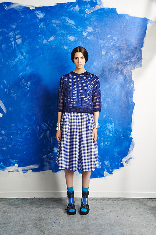 Zucca ズッカ 15年春夏コレクション ワークテイストを取り入れた ブルーの世界 ファッションプレス