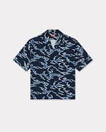 ケンゾー25年夏ウェア、レトロなマルチボーダーカーディガン＆波のカモ柄メンズシャツ｜写真60