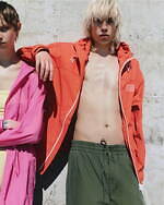 ケンゾー25年夏ウェア、レトロなマルチボーダーカーディガン＆波のカモ柄メンズシャツ｜写真103