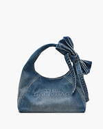 値下げ可MARC JACOBS THE SACK BAG デニムリボンバッグ Marc Jacobs The Bow Denim Sack バッグ | ブルー | FARFETCH JP