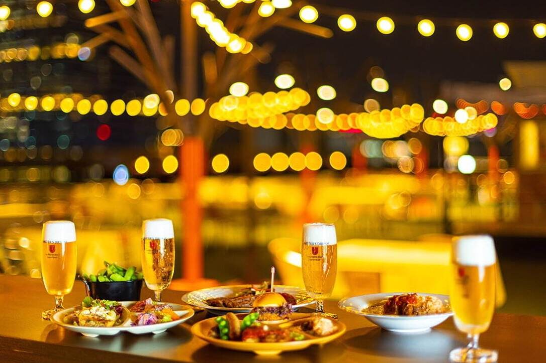 ウイスキー｜東京會舘25年ビアガーデン「銀座スカイビアテラス」東京駅や丸の内の夜景と楽しむビール＆肉プレートなど