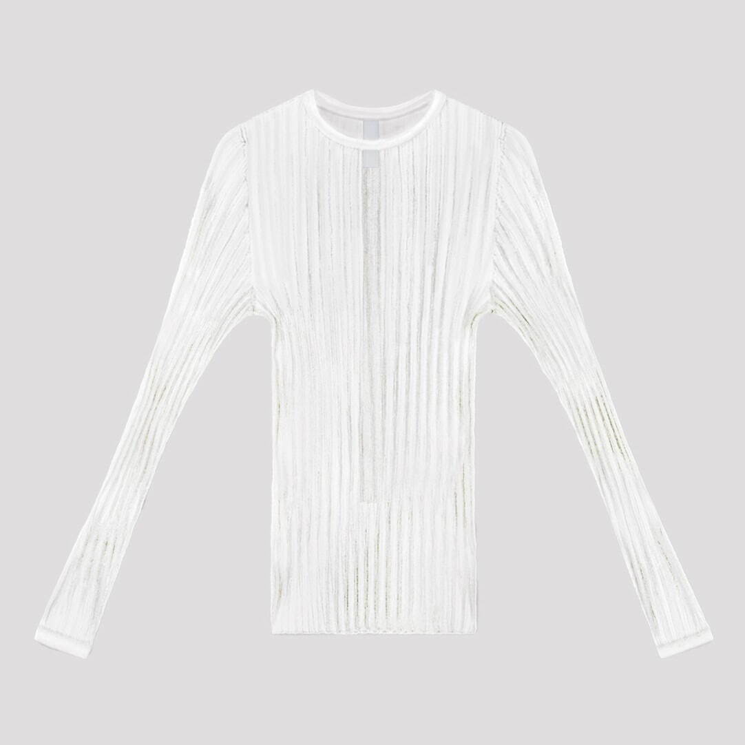 LUCENT ROLLED NECK TOP 38,500円