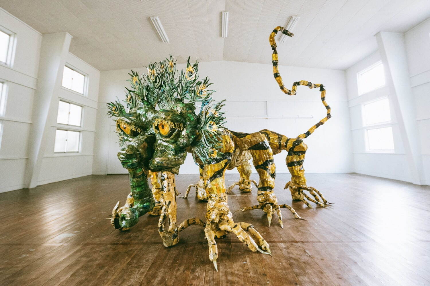 ザ・キャビンカンパニー個展が滋賀県立美術館で、“廃遊園地”のような立体作品＆原画約300点が並ぶ壁画｜写真5
