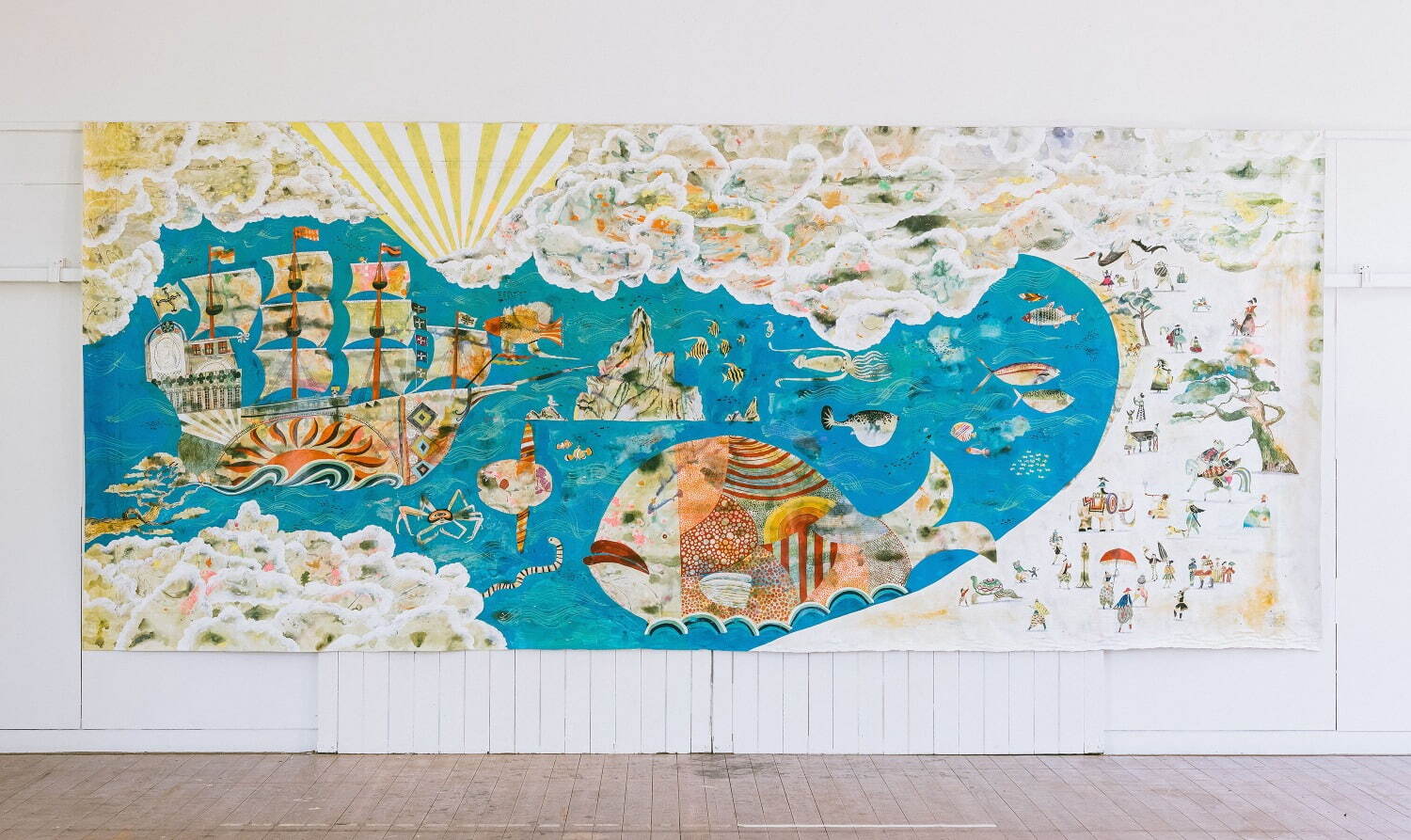 ザ・キャビンカンパニー個展が滋賀県立美術館で、“廃遊園地”のような立体作品＆原画約300点が並ぶ壁画｜写真2