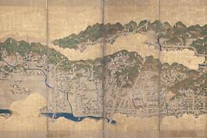 江戸時代の都市を描く“都市図”の特別展「古地図でめぐる三都〈エド・キョウ・オオサカ〉」神戸市立博物館で