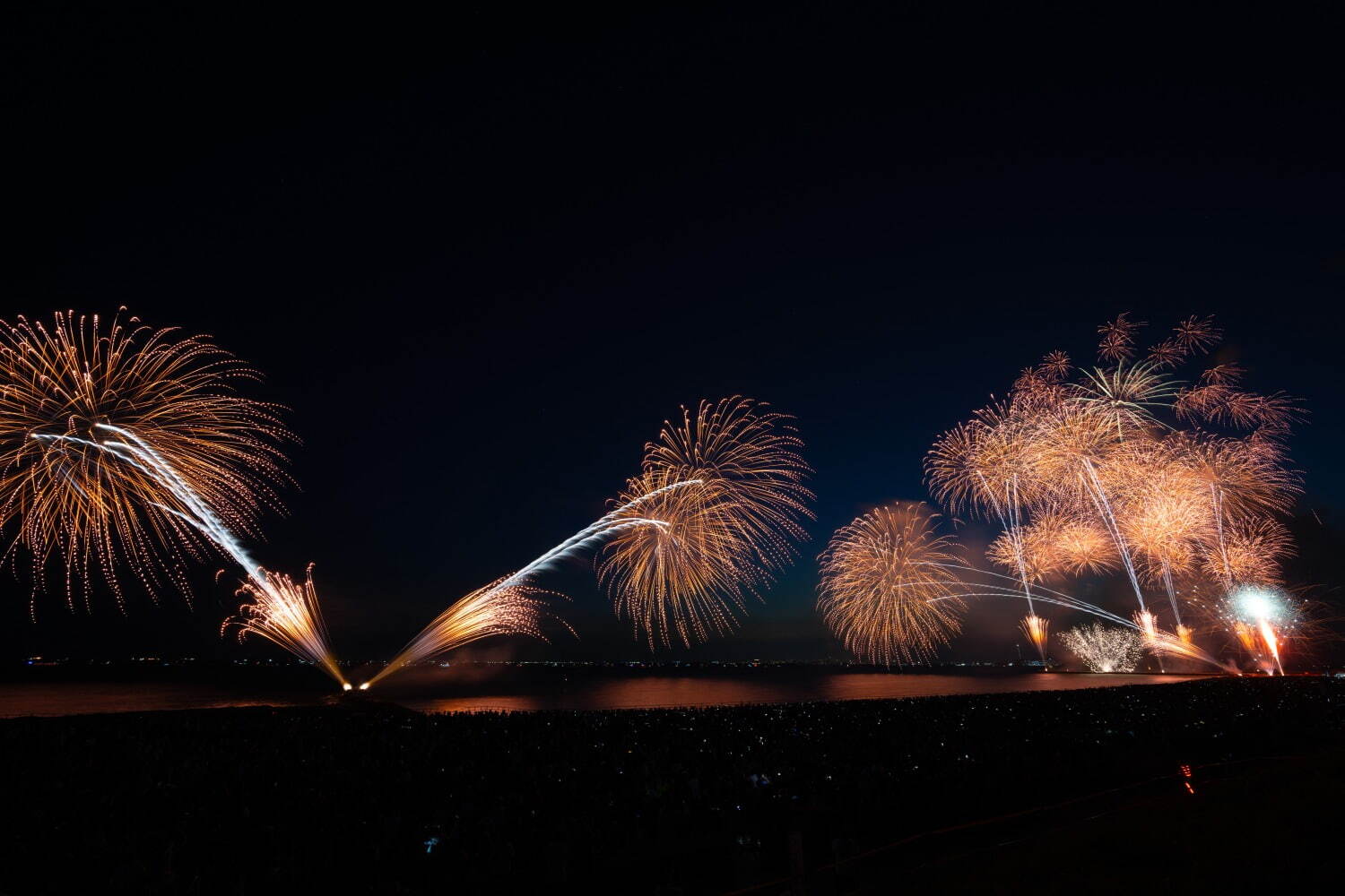 「幕張ビーチ花火フェスタ2025」千葉・幕張海浜公園で、海上花火や“チーバくん”花火など約2万発｜写真4