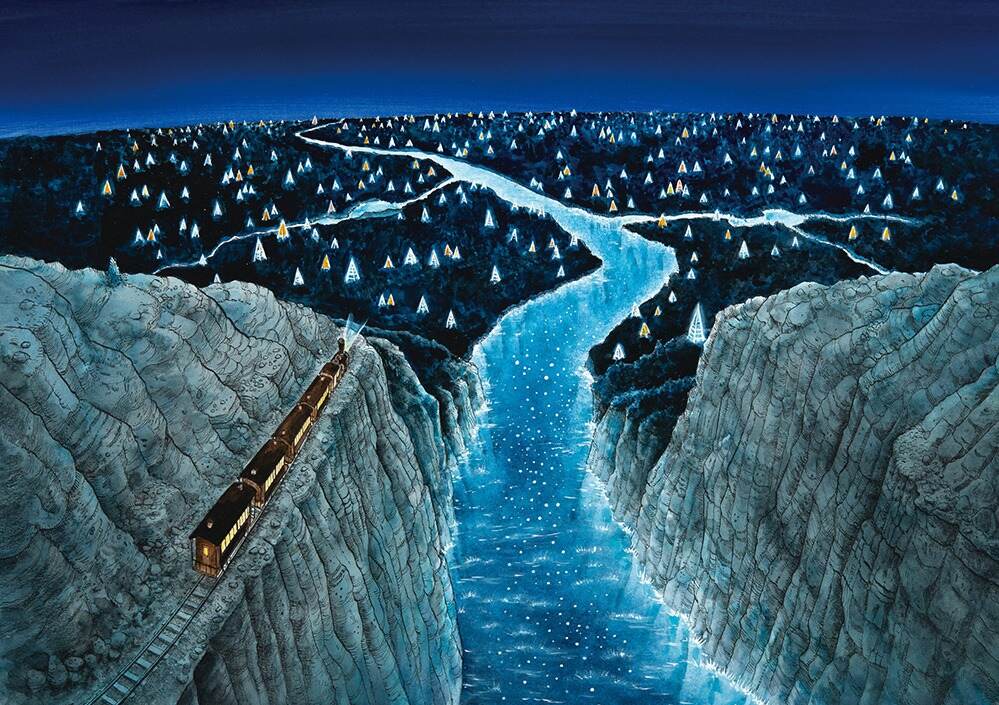 展覧会「ますむらひろしの銀河鉄道の夜-完結編」八王子で、宮沢賢治の名作を漫画化した原画を展示｜写真8