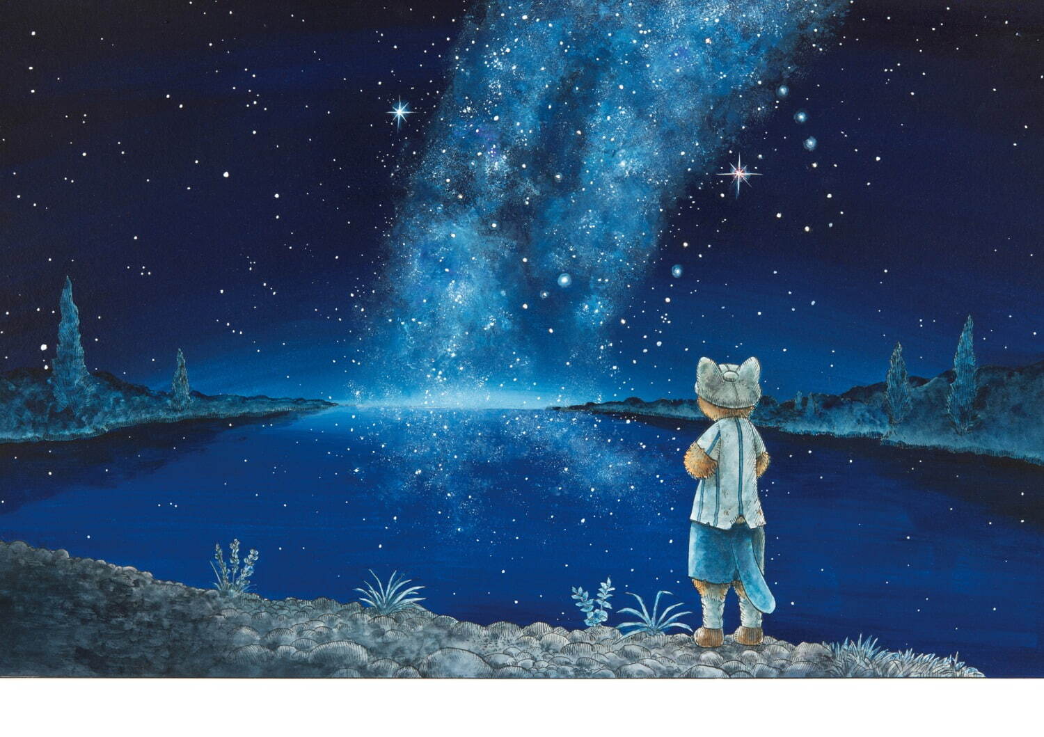 展覧会「ますむらひろしの銀河鉄道の夜-完結編」八王子で、宮沢賢治の名作を漫画化した原画を展示｜写真9