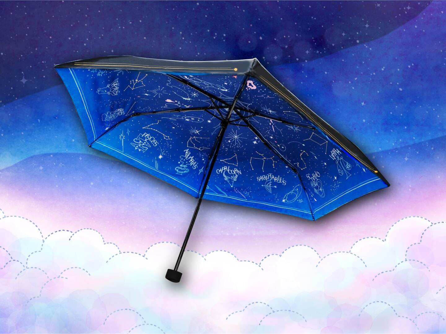新商品「スターベール・アンブレラ(Starveil Umbrella)」3,000円(晴雨兼用)