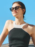 Zoff×ユナイテッドアローズのサングラス、太めフレームのボストン型や軽やかハーフリム｜写真4