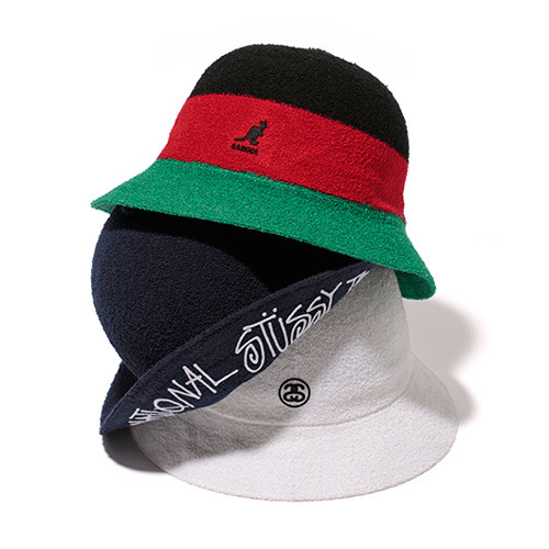 STUSSY × KANGOL    バケットハット　限定コラボ