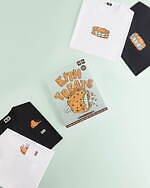 キス トリーツ“ミントチップサンドアイス”描いたふっくらパフプリントTシャツ、限定スイーツも｜写真7