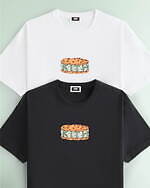 キス トリーツ“ミントチップサンドアイス”描いたふっくらパフプリントTシャツ、限定スイーツも｜写真1