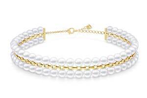 TASAKIの25年秋ジュエリー、“チェーン×パール連なる”チョーカーネックレスやブレスレット