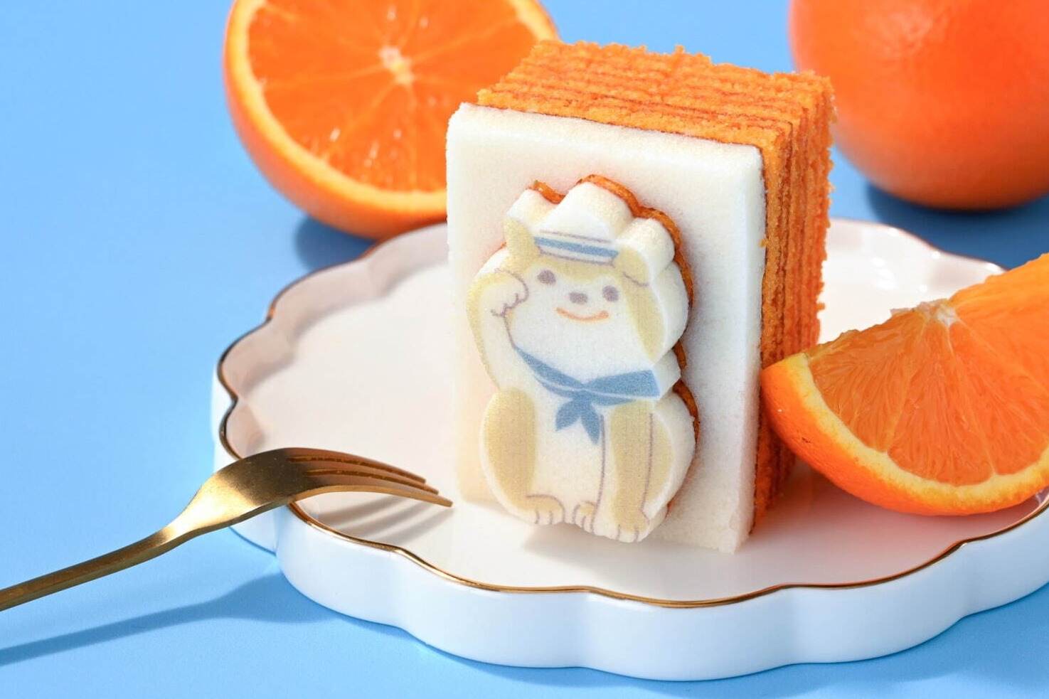渋谷｜「忠犬ハチ公」がオレンジ香る夏限定“型ぬきバウムクーヘン”に、カタヌキヤ渋谷店限定で