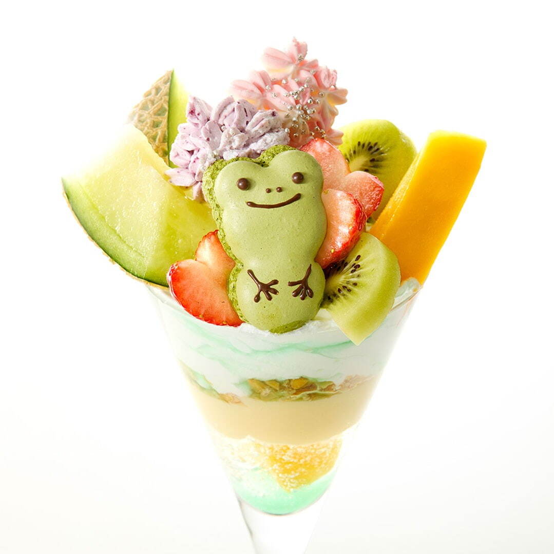 「フルーツと紫陽花のパフェ」2,200円