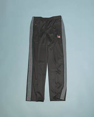 専用！！ ニードルス トラックパンツ パピヨン 蝶々 刺繍ロゴ L ブルー 青 Needles 新品 ニードルズ NEEDLES 店舗限定 Track Pant Poly