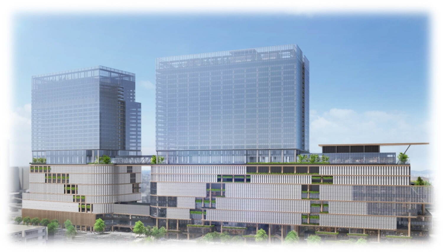 建物全景 イメージ
デザインアーキテクト：株式会社日建設計・SKIDMORE, OWINGS ＆ MERRILL LLP