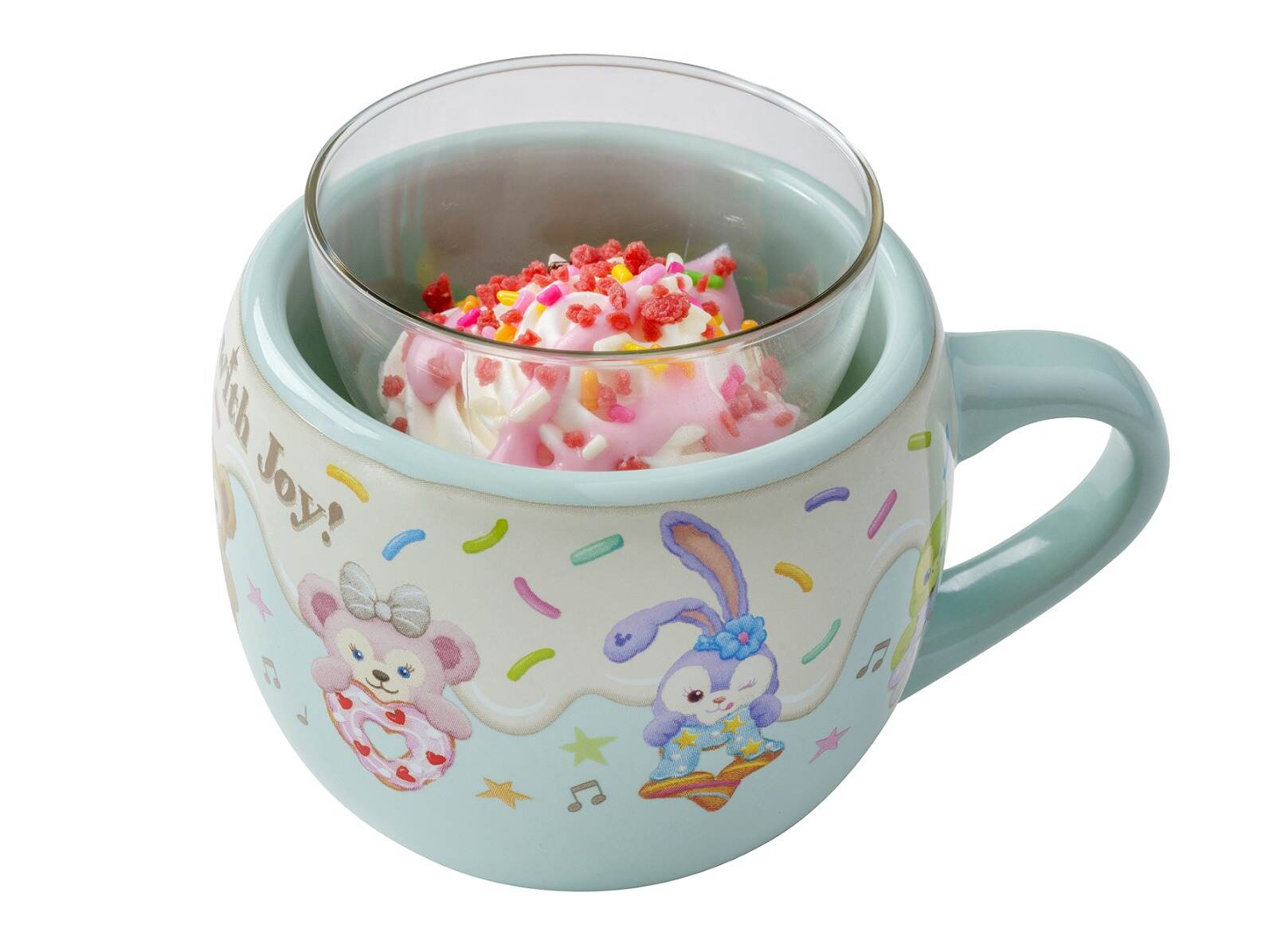 カスタードプリン 550円、スーベニアカップ付き＋750円