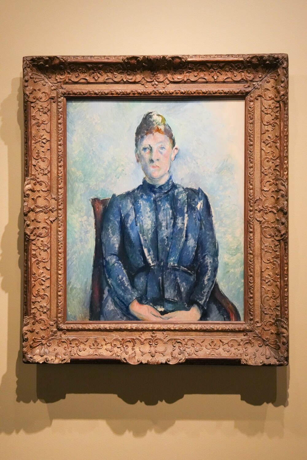 ポール・セザンヌ 《セザンヌ夫人の肖像》
1885〜95年 オランジュリー美術館