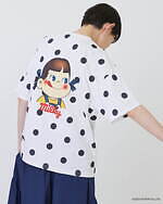 フラボア×不二家「ミルキー」“ペコちゃん”Tシャツ、本物サイズの