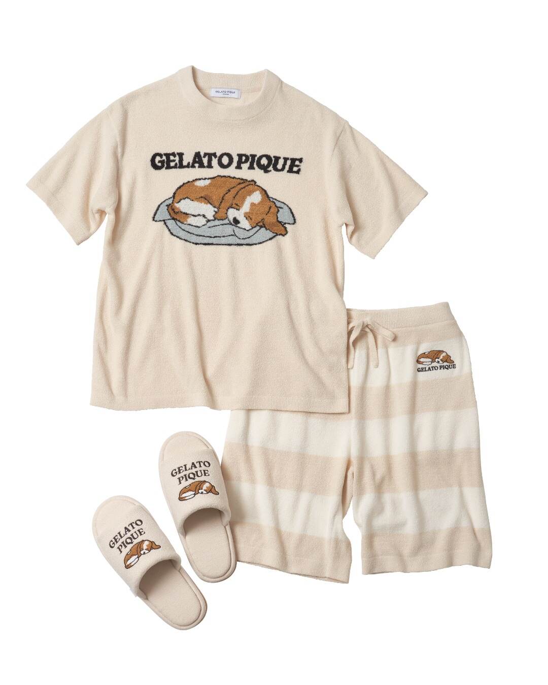 ジェラート ピケ オム(GELATO PIQUE HOMME) すやすや眠る子犬｜写真2