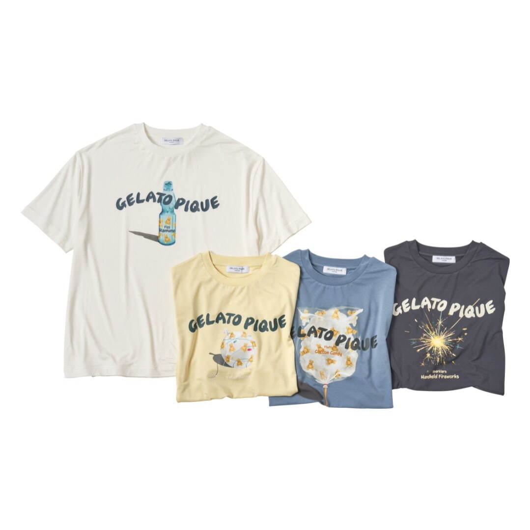 レーヨン夏祭りプリントTシャツ＆トハーフパンツセット 11,440円
※6月4日(水)発売