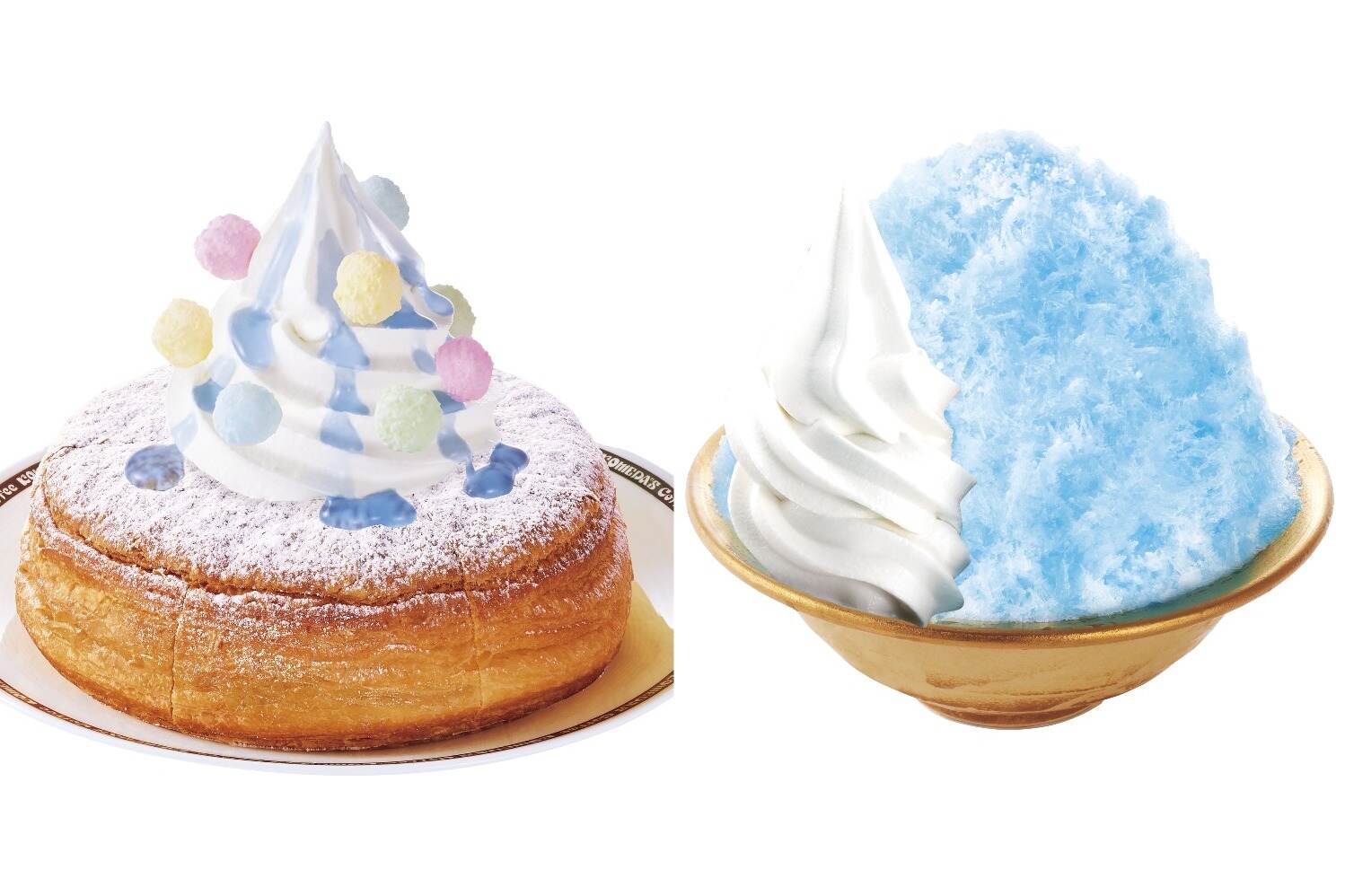 コメダ珈琲店「クッピーラムネ 」初コラボ、“甘酸っぱい”ラムネ風味のシロノワール＆かき氷