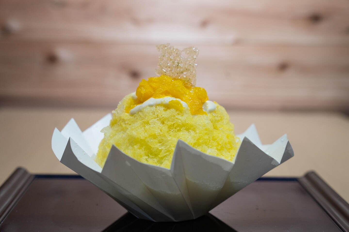 川越 これがかき氷 「甘夏とミント」イートイン 1,815円／1杯