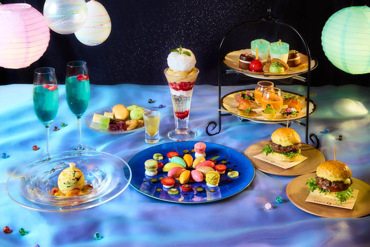 『天空の夏まつり』～ Summer Sweets Nostalgia ～
グランデセール 通常コース 6,800円、グランデセール グレードアップコース 8,300円※別途サービス料13％