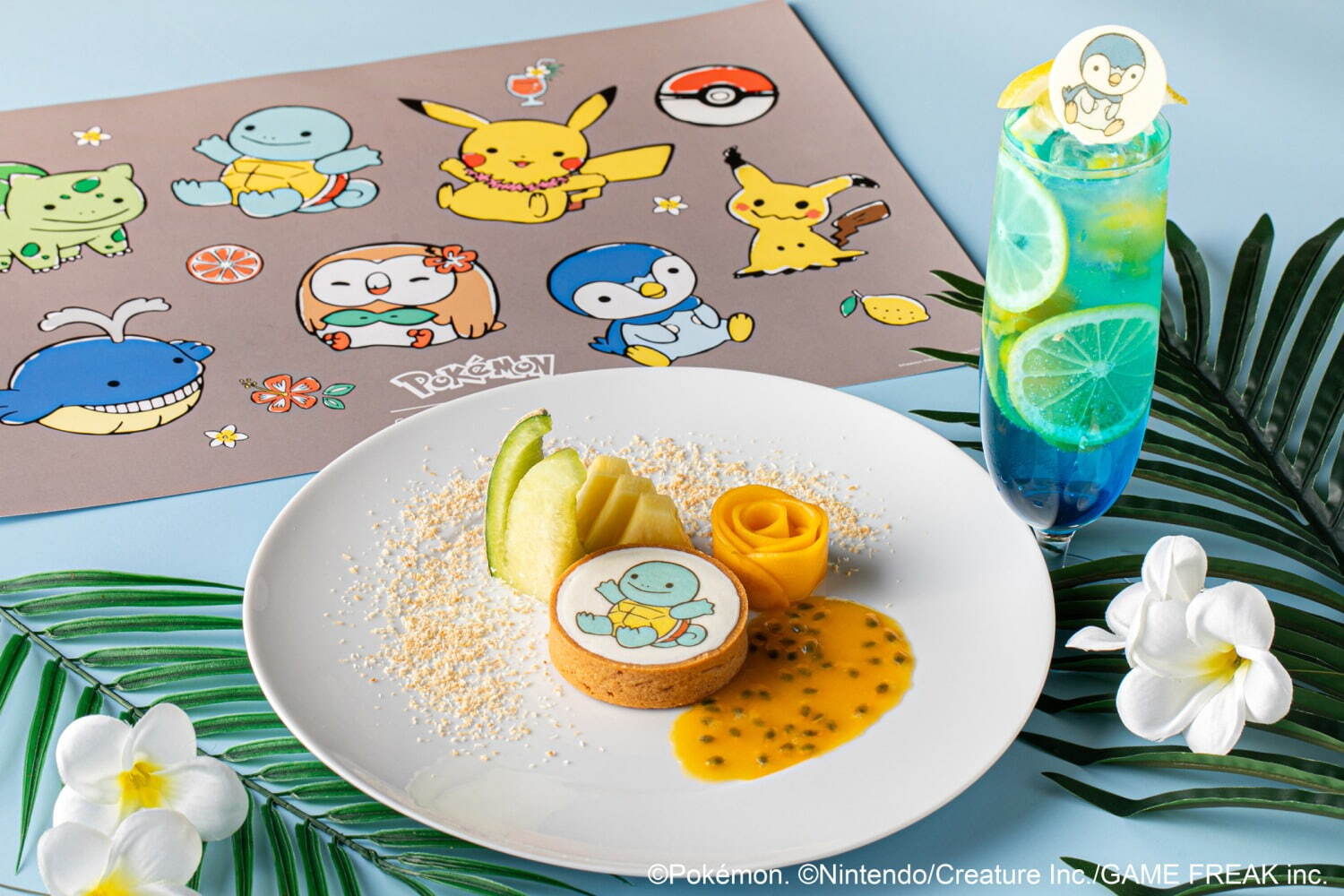 グランド ハイアット 東京「ポケモン」限定メニュー、フシギダネ風バーガー＆ピカチュウのヨーグルトパフェ｜写真7